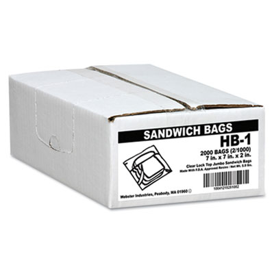Handi-Bag&reg; Jumbo Sandwich Bags