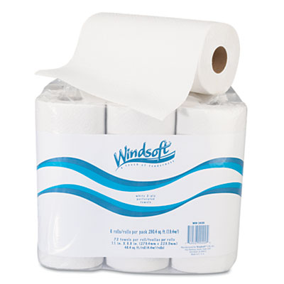 Windsoft&reg; Perforated Paper Towel Rolls