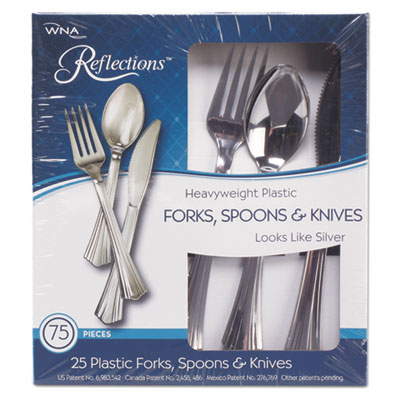 WNA Reflections Heavyweight Plastic Utensils