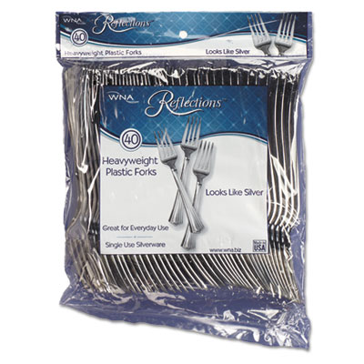 WNA Reflections Heavyweight Plastic Utensils