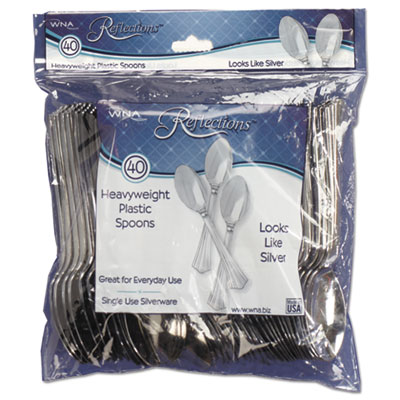 WNA Reflections Heavyweight Plastic Utensils