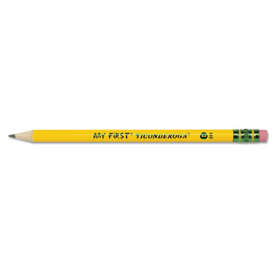 Ticonderoga&reg; My First&reg; Woodcase Pencil w/ Eraser