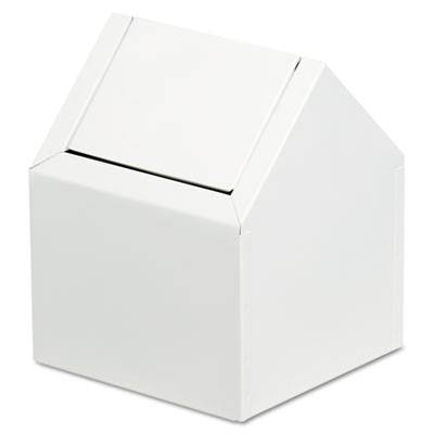 HOSPECO&reg; Double Entry, Swing Top Floor Receptacle