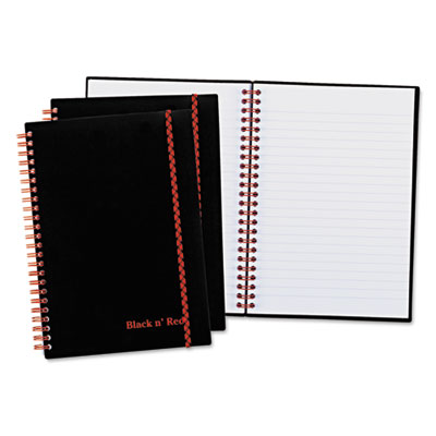 Black n' Red&trade; Twin Wire Poly Cover Notebook