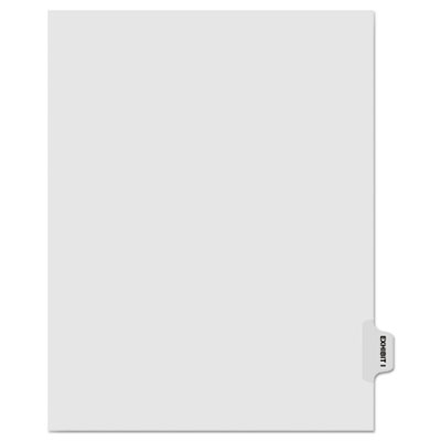 Kleer-Fax&reg; 80000 Series Exhibit Alpha Side Tab Legal Index Divider