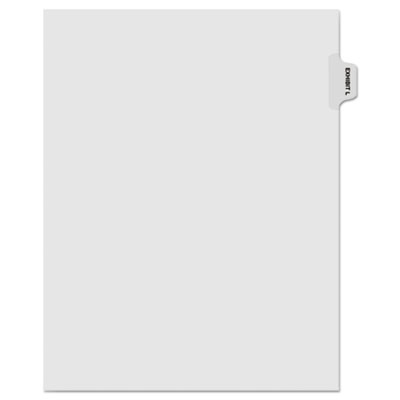 Kleer-Fax&reg; 80000 Series Exhibit Alpha Side Tab Legal Index Divider