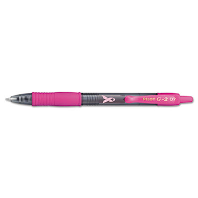 Pilot&reg; G2 Premium Breast Cancer Awareness Retractable Gel Ink Pen
