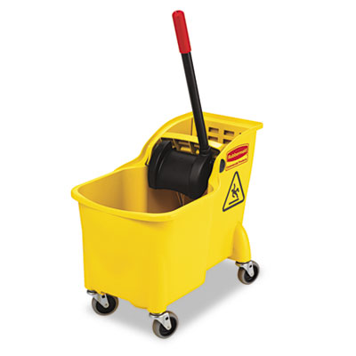 Rubbermaid&reg; Commercial Tandem&trade; 31-Quart Bucket/Wringer Combo