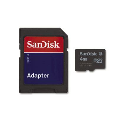 SanDisk® microSDHC Memory Card with Adapter SanDisk® microSDHC Memory Card with Adapter