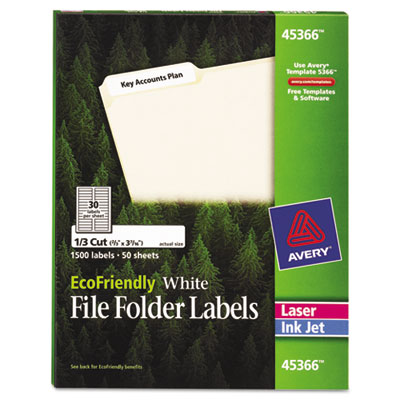 Avery&reg; EcoFriendly File Folder Labels