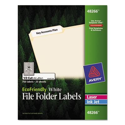 Avery&reg; EcoFriendly File Folder Labels
