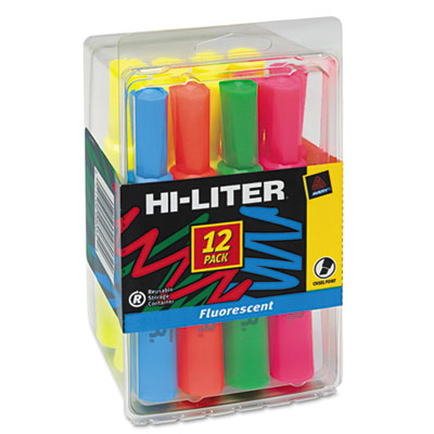 HI-LITER&reg; Fluorescent Desk Style Highlighters