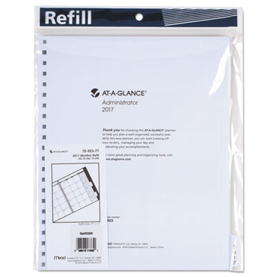 AT-A-GLANCE&reg; Three/Five-Year Monthly Planner Refill