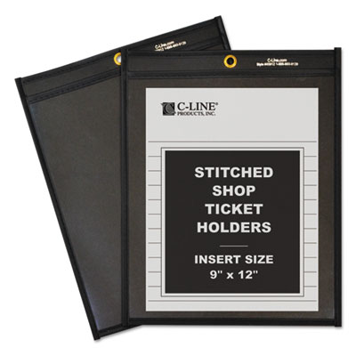 C-Line&reg; Stitched Shop Ticket Holders