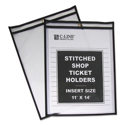 C-Line&reg; Stitched Shop Ticket Holders