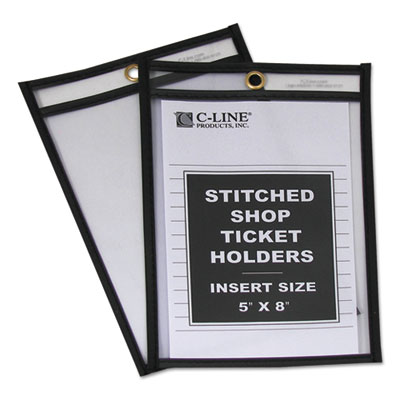 C-Line&reg; Stitched Shop Ticket Holders