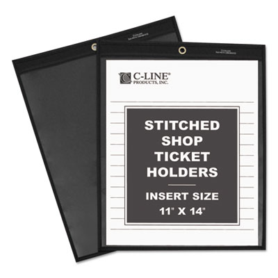 C-Line&reg; Stitched Shop Ticket Holders