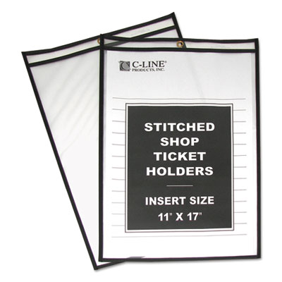 C-Line&reg; Stitched Shop Ticket Holders
