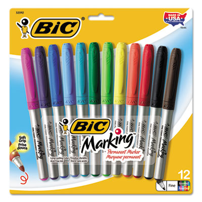 BIC&reg; Marking&trade; Fine Tip Permanent Marker
