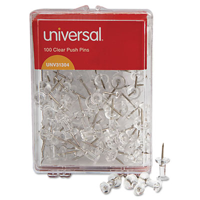 Universal® Clear Push Pins Universal® Clear Push Pins