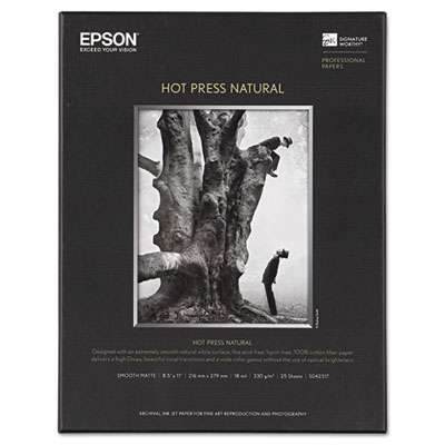 Epson® Hot Press Natural Fine Art Paper Epson® Hot Press Natural Fine Art Paper