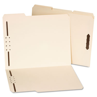 Universal One&trade; Reinforced Top Tab Folders with Fasteners
