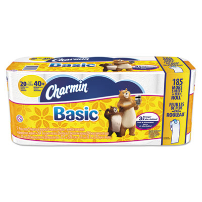 Charmin&reg; Basic One-Ply Toilet Paper