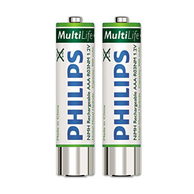 Philips® Rechargeable NiMH Batteries Philips® Rechargeable NiMH Batteries