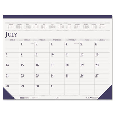 House of Doolittle&trade; Academic Desk Pad Calendar