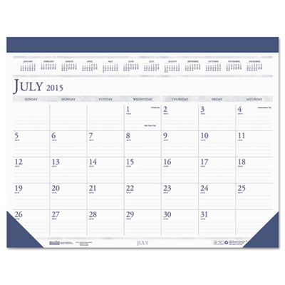 House of Doolittle&trade; Academic Desk Pad Calendar