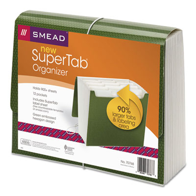 Smead&reg; SuperTab&reg; Expanding File