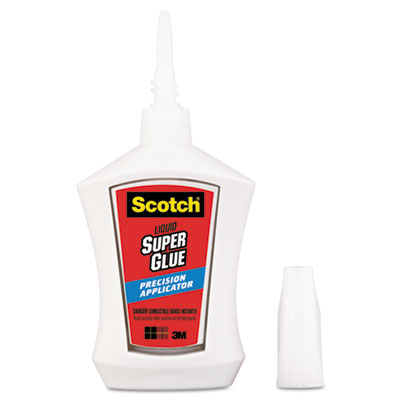 Scotch&reg; Super Glue with Precision Applicator