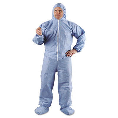 KleenGuard* A65 Elastic-Cuff Hood &amp; Boot Flame-Resistant Coveralls