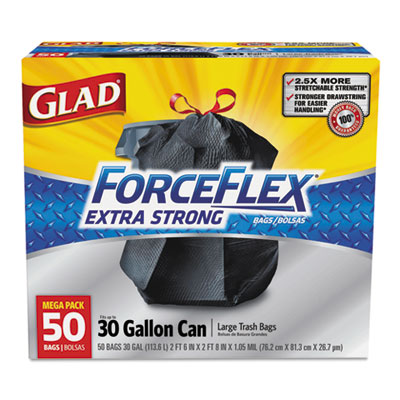 Glad&reg; Drawstring Large Trash Bags