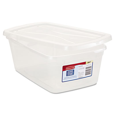 Rubbermaid&reg; Clever Store Snap-Lid Container