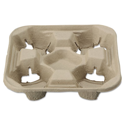 Chinet&reg; StrongHolder&reg; Molded Fiber Cup Trays