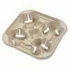 Chinet&reg; StrongHolder&reg; Molded Fiber Cup Trays