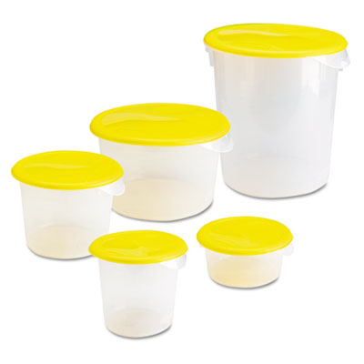 Rubbermaid&reg; Commercial Round Storage Containers