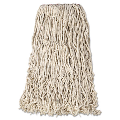 Rubbermaid&reg; Commercial Non-Launderable Premium Cut-End Cotton Wet Mop Heads