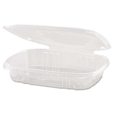 Genpak&reg; Plastic Hinged-Lid Deli Containers