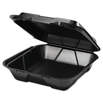 Genpak&reg; Snap It&trade; Hinged-Lid Foam Food Container