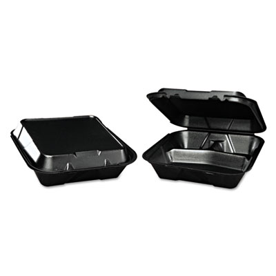 Genpak&reg; Snap It&trade; Hinged-Lid Foam Food Container