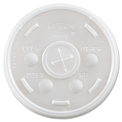 Dart&reg; Plastic Cold Cup Lids