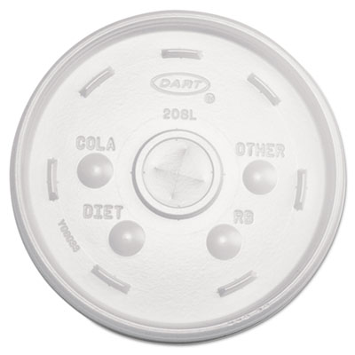 Dart&reg; Plastic Cold Cup Lids