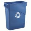 Rubbermaid&reg; Commercial Slim Jim&reg; Recycling Container with Handles