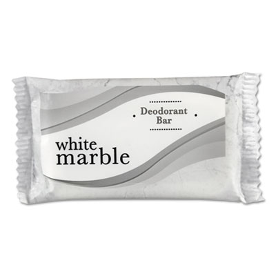 White Marble Guest Amenities Deodorant Soap