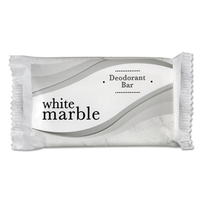 White Marble Guest Amenities Deodorant Soap