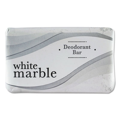 White Marble Guest Amenities Deodorant Soap