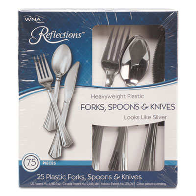 WNA Reflections&trade; Heavyweight Plastic Utensils