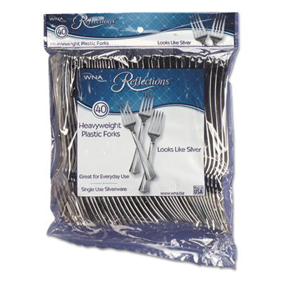 WNA Reflections&trade; Heavyweight Plastic Utensils